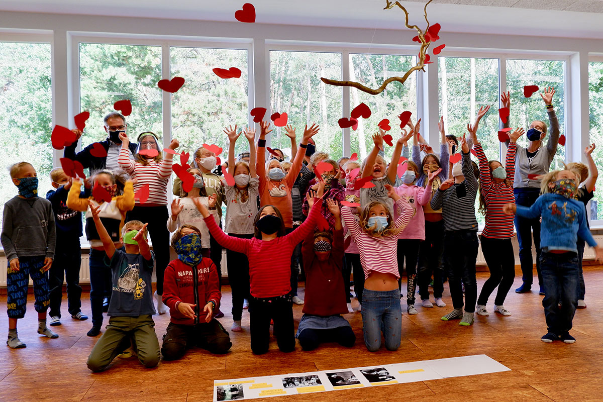Children Celebrating at Montessori Rotenburg, Germany