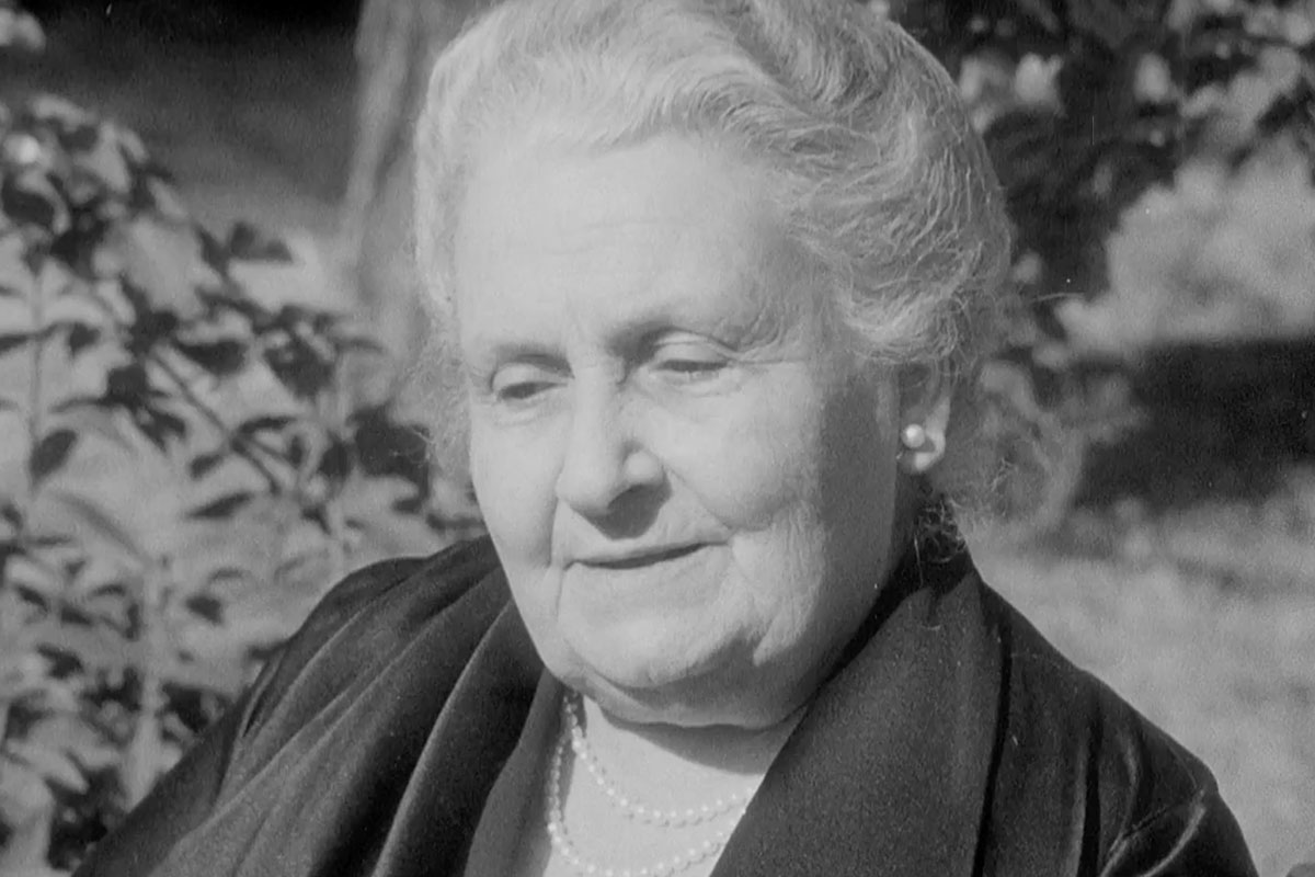 1947 Maria Montessori Italy
