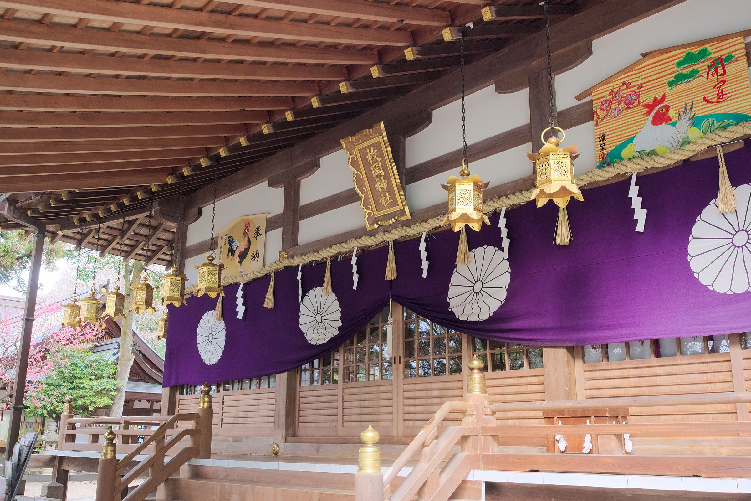 Hiraoka jinjya shrine located in Higashiosaka Osaka Japan