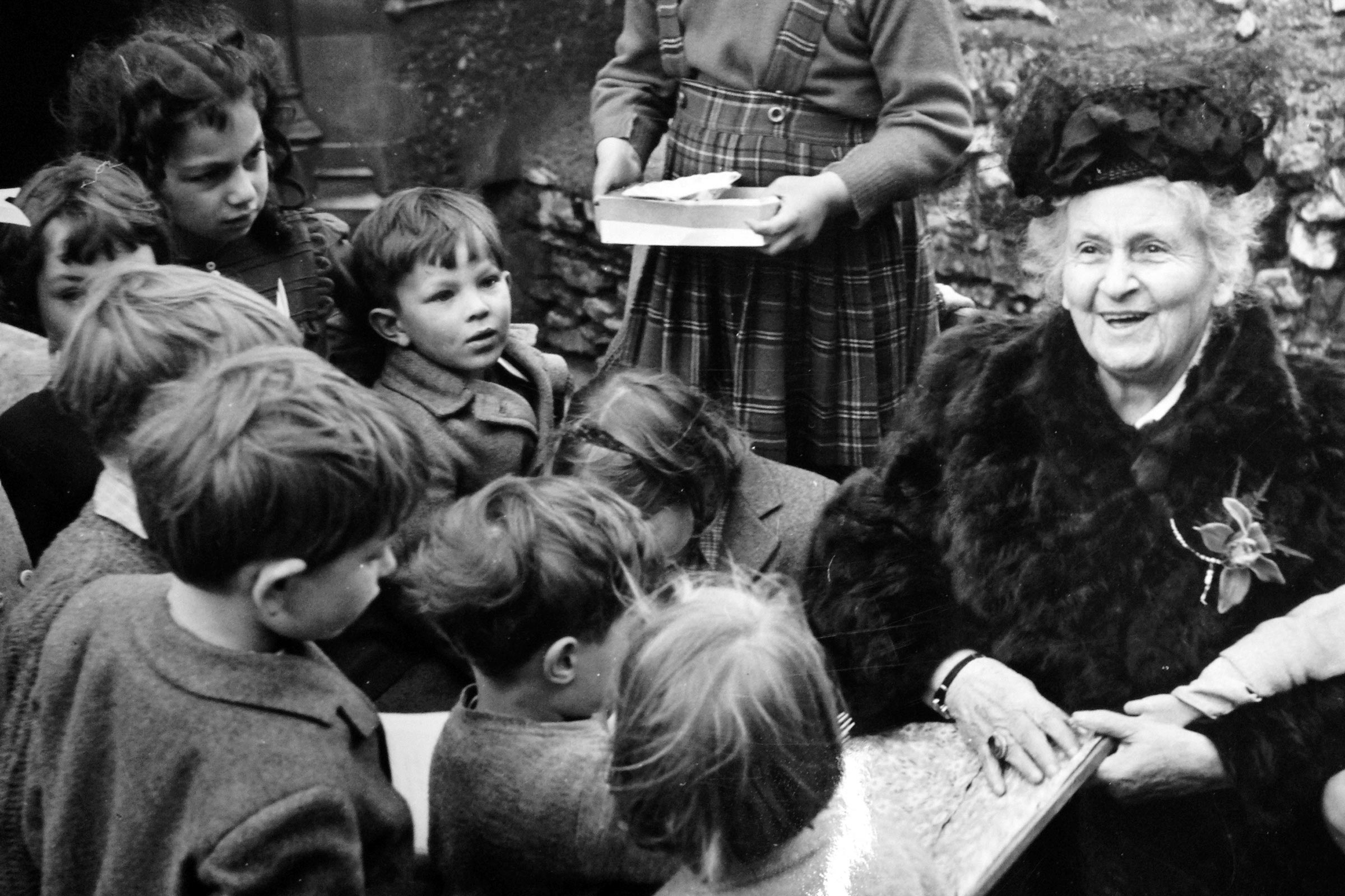 Maria Montessori with Children | Montessori 150