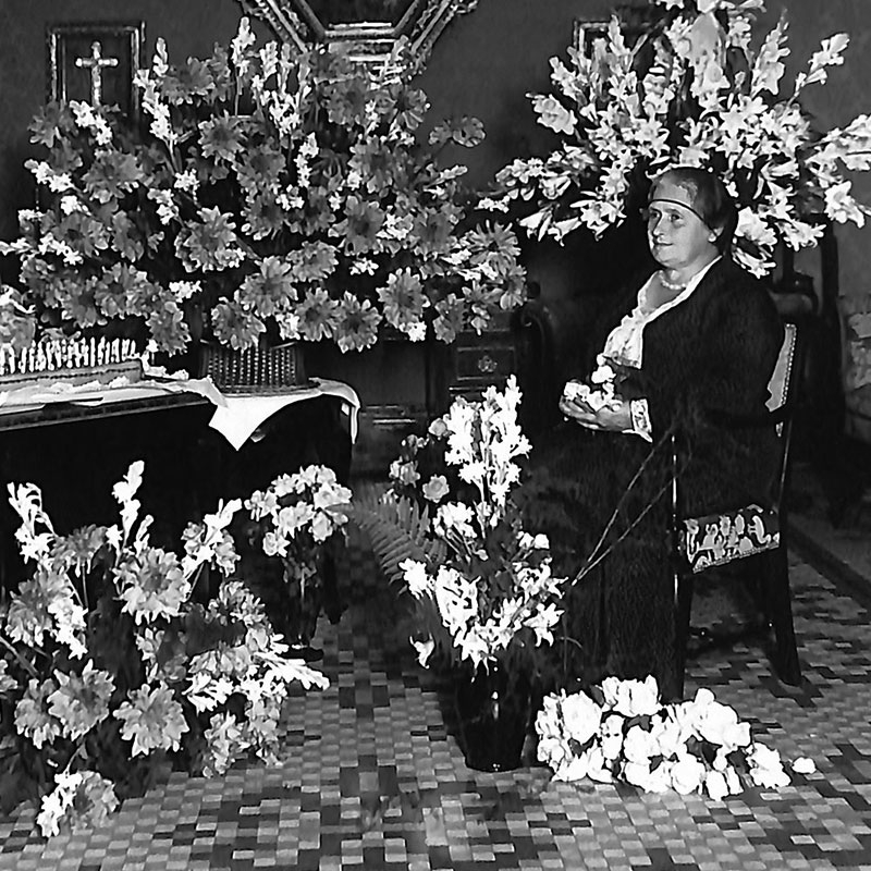 Maria Montessori Birthday Flowers