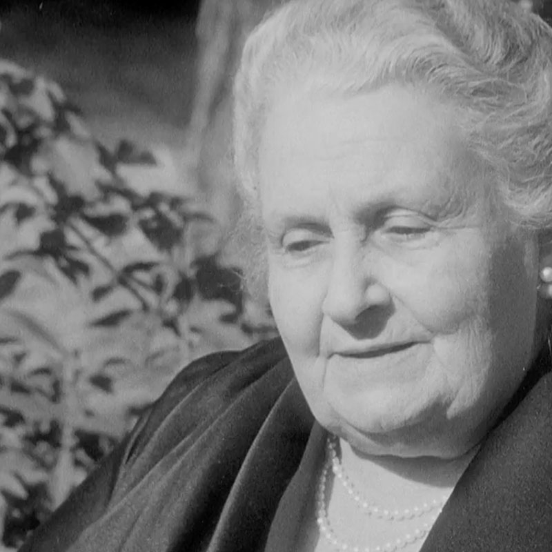 1949 Maria Montessori Italy