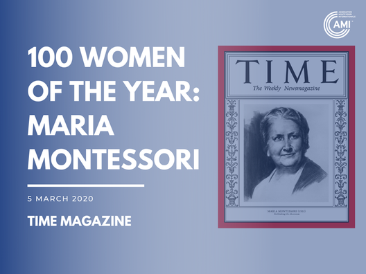 Maria Montessori on Time Magazine 100 Women of the Year
